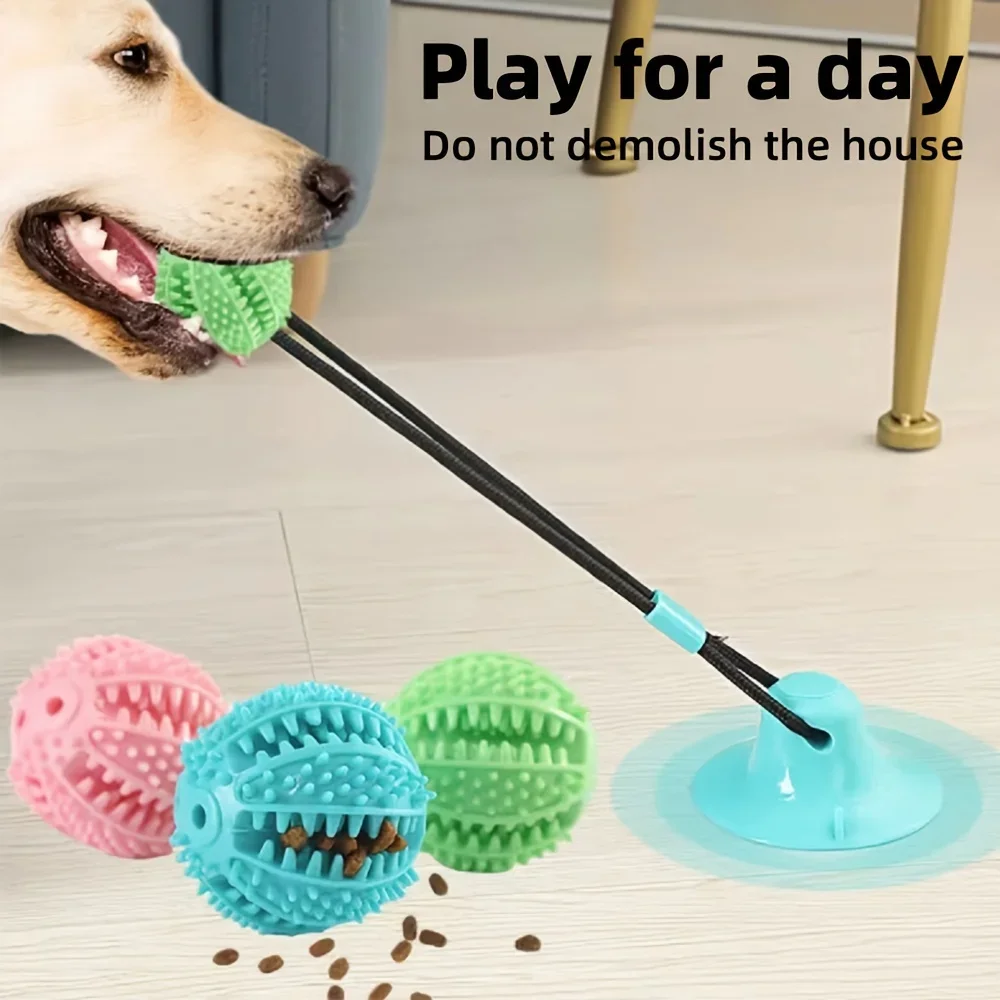 Dog Treat Puzzle Toy - Interactive Dog Suction Cup Toy with