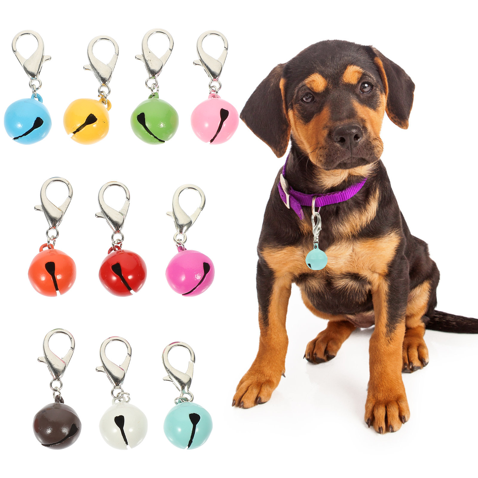 10Pcs Pet Collar Bells Durable - Pet Supplies Locations recension och pris