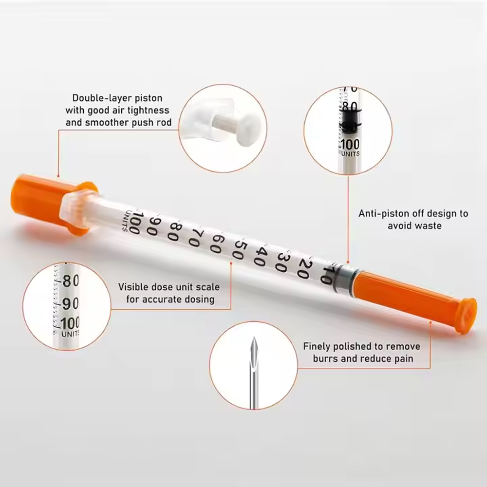5/10/20Pcs U-100 Insulin Syrin - Pet Supplies Vet recension och pris