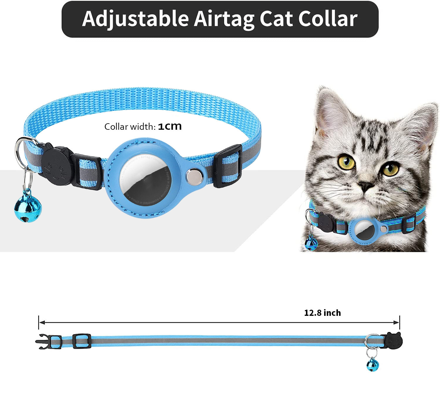 Airtag Case Collar for Cat wit - Pet Supplies Locations recension och pris