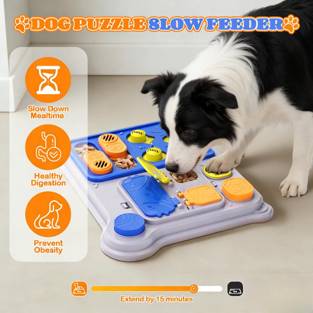 Dog Puzzle Toy & Pet Feeder -  - Dog Treat Puzzle Toy recension och pris