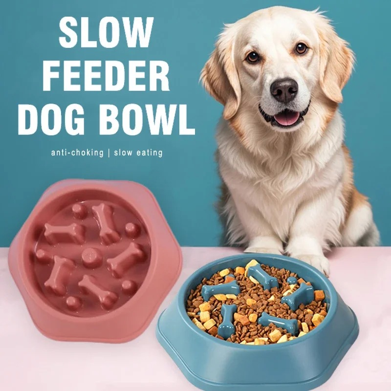 1Pc Slow Feeder Dog Bowl Anti- - Dog Treat Puzzle Toy recension och pris