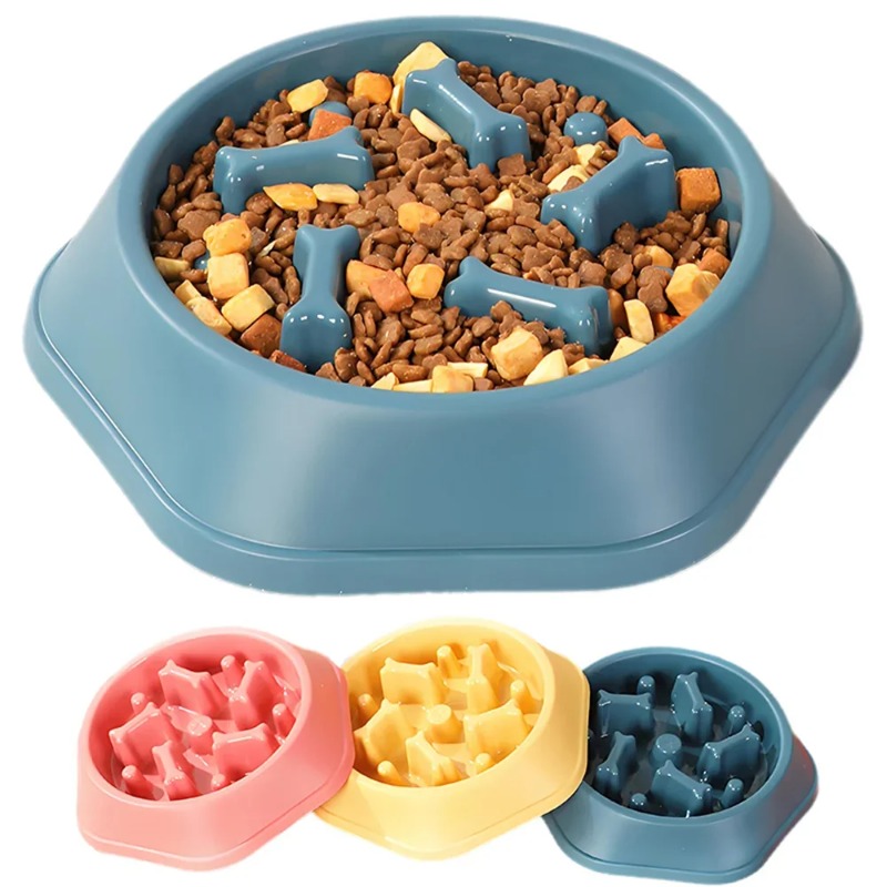1Pc Slow Feeder Dog Bowl Anti- - Dog Treat Puzzle Toy recension och pris