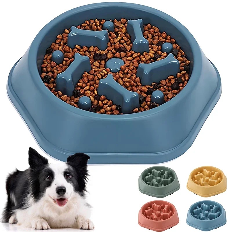 1Pc Slow Feeder Dog Bowl Anti- - Dog Treat Puzzle Toy recension och pris